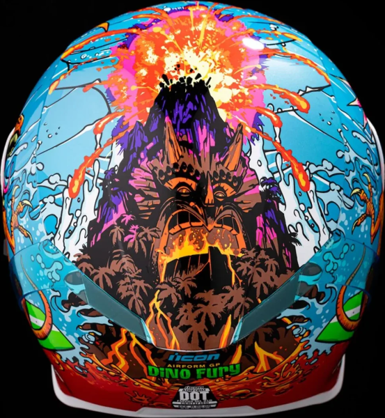 Casca Icon Airform Dino Fury Blue-7