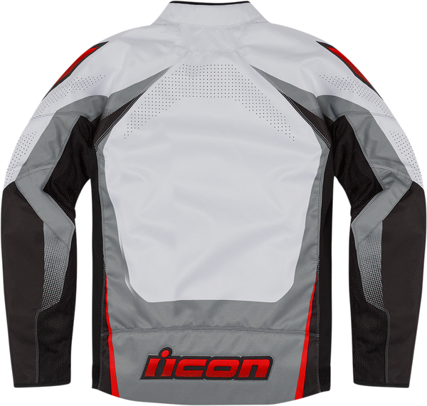 Geaca Textila Icon Hooligan Ultrabolt Black/Gray/Red-9