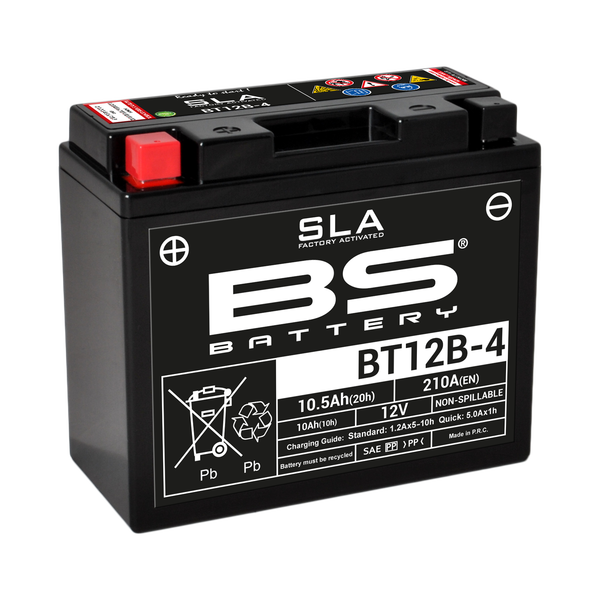 Sla Factory- Activated Agm Maintenance-free Battery Black -0