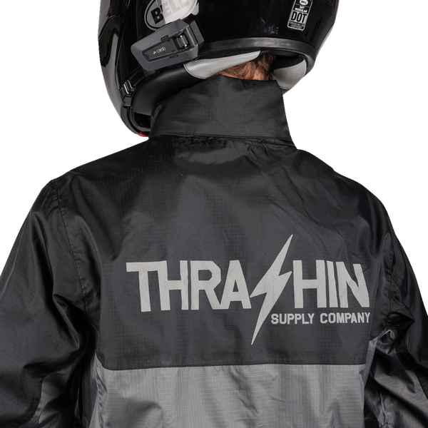 Waterproof Mission Rain Jacket Black, Gray XL, 4, nordicamoto.ro