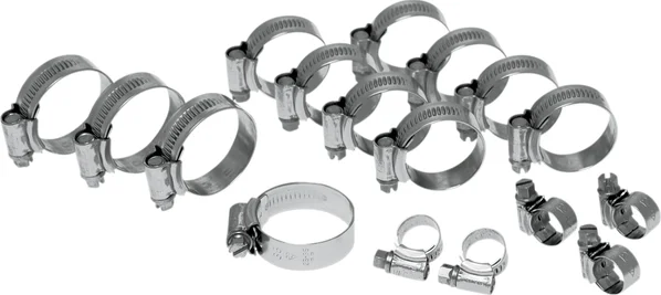 Radiator Clamp Kit Steel, 2, nordicamoto.ro