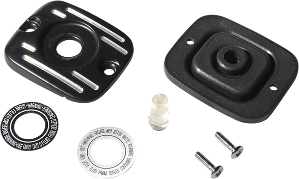 Front Brake Master Cylinder Cover Black, 2, nordicamoto.ro