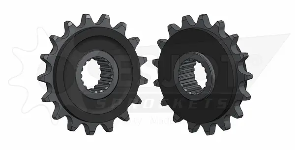 Pinion standard față 525, culoare naturală, 1, nordicamoto.ro