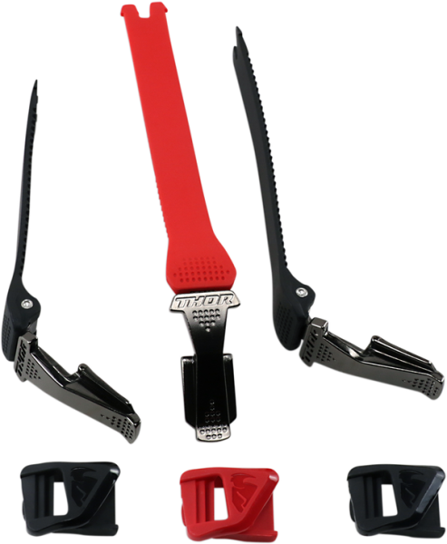 Kit Curea Cizme Thor Radial Black/Red-0