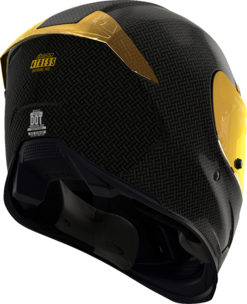 ICON Airframe Pro Carbon 4tress Helmet Yellow -3