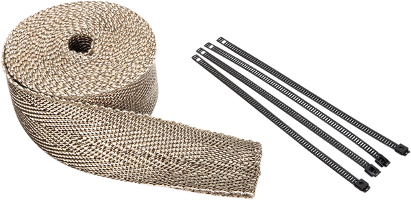 Lava Rock Exhaust Wrap Kit Black, 1, nordicamoto.ro