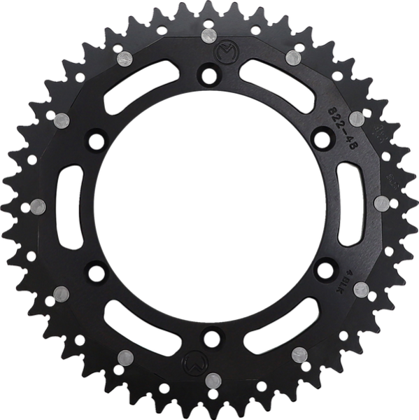 MOOSE RACING Pinion dublu negru, 2, nordicamoto.ro