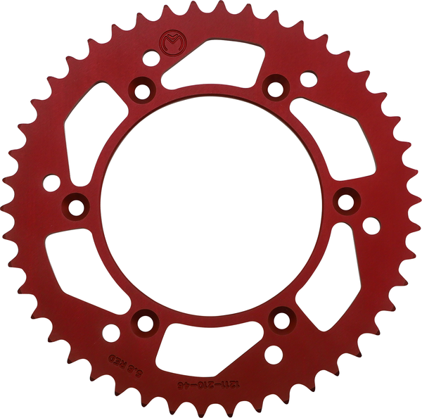 MOOSE RACING Rear Aluminum Sprocket Red, 3, nordicamoto.ro