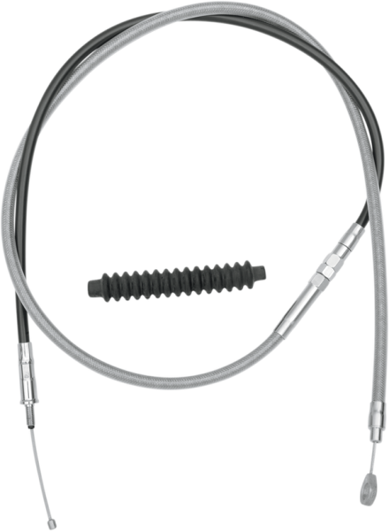 High-efficiency Braided Stainless Steel Clutch Cable Silver +51 mm (2''), 1, nordicamoto.ro
