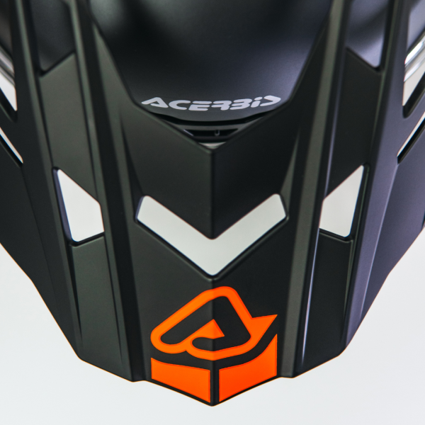 Casca integrala Acerbis Attack Negru/Portocaliu Fluo XXL-0