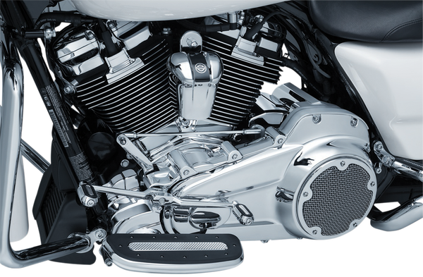 Precision® Lower Front Engine Cover Chrome, 1, nordicamoto.ro