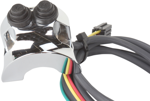 Chrome Legend Handlebar Mounted Control Silver, 3, nordicamoto.ro