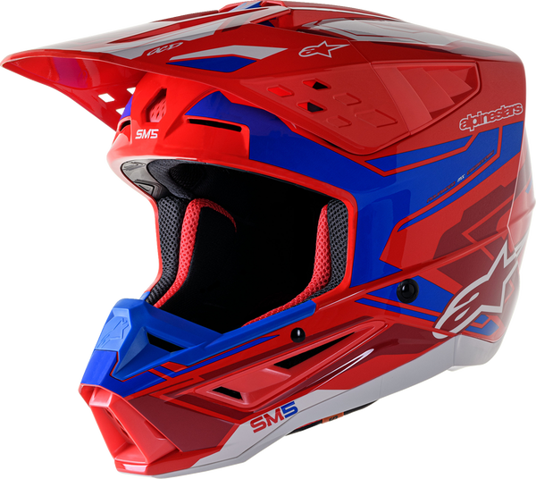 Casca Alpinestars Supertech M5 Action Red/Blue-1