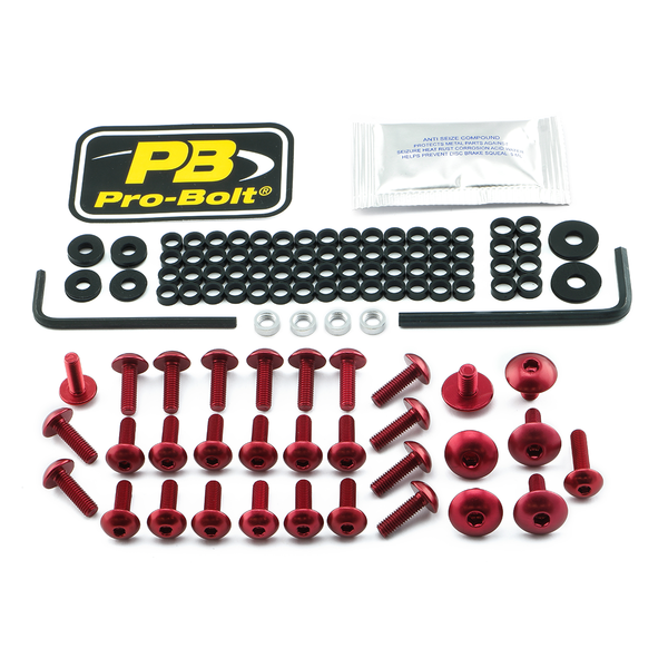 Fairing Bolt Kit For Ducati Red, 1, nordicamoto.ro