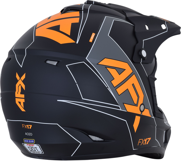 Fx-17 Aced Helmet Orange L, 3, nordicamoto.ro