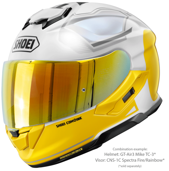 Casca integrala SHOEI GT-AIR3 MIKE TC-3 Alb/Galben XXL-5