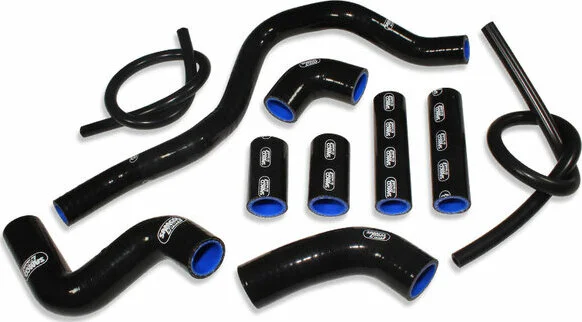 Set de furtunuri pentru radiator, negru, 1, nordicamoto.ro