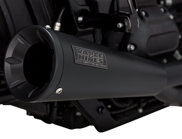 2-into-1 Upsweep Exhaust System Black, 2, nordicamoto.ro