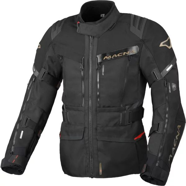 Geaca textil impermeabila touring/adventure MACNA CHIEFTANE M Bej/Negru, 5, nordicamoto.ro