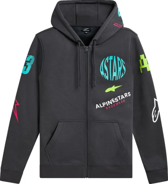 Alpinestars Variegate Zip Hoodie Gray -2
