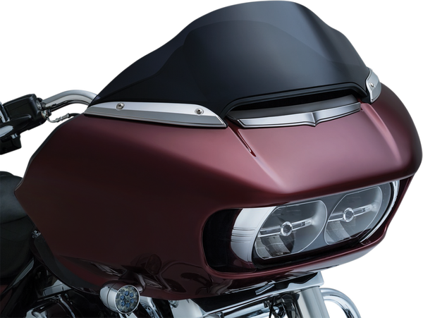 Windshield Side Trim Silver, 2, nordicamoto.ro