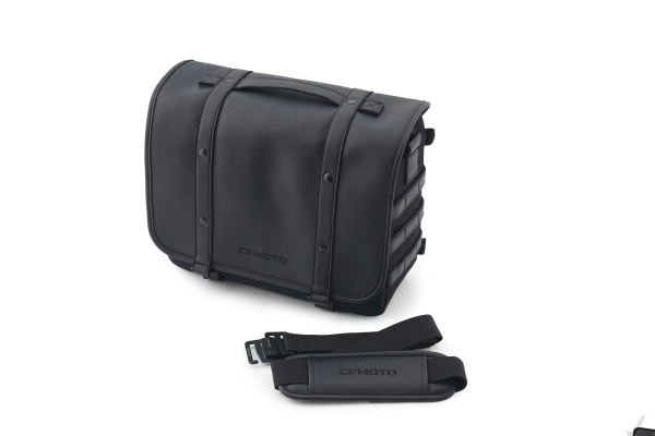 CFMOTO Geantă de Laterală din Piele Heritage pereche 450CL‑C Negru-1