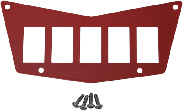 Center Dash Plate Red, 1, nordicamoto.ro