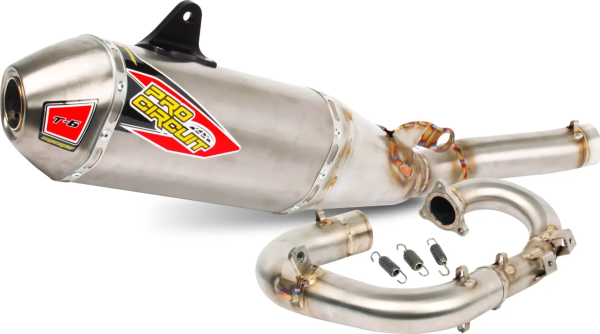 T-6 Bc Stainless Steel Titanium Exhaust System Titanium Look 