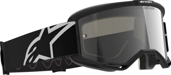 Ochelari Alpinestars Vision 5 Corp 2 Alb/Negru/Lentila Colorata, 2, nordicamoto.ro