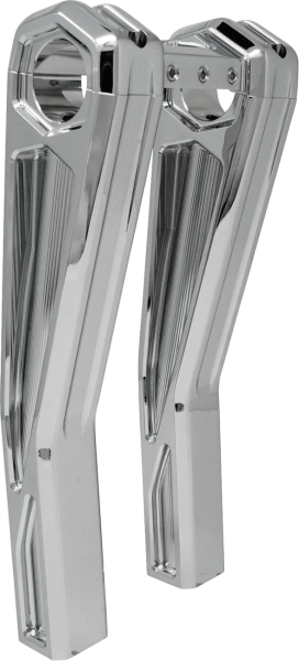 Ascent Pro Risers Silver, 1, nordicamoto.ro