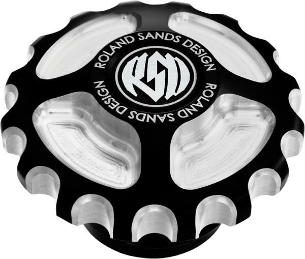 Billet Aluminum Gas Cap Black, Silver, 1, nordicamoto.ro