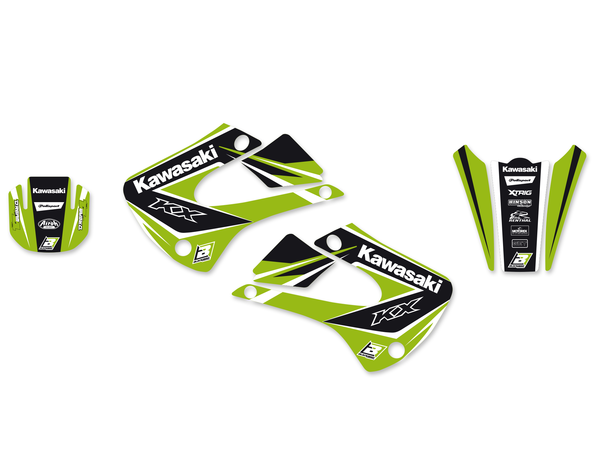 Dream 4 Graphics Kit Black, Green, White, 1, nordicamoto.ro
