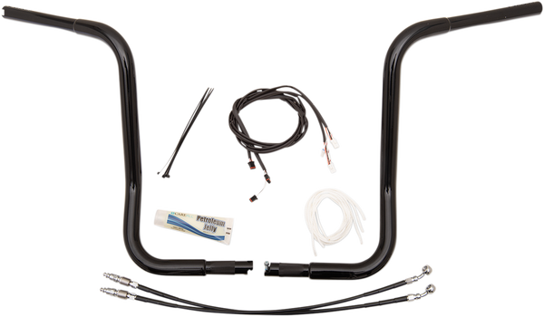 1-1/4(r) Ez Install Round Top Handlebar Kit Black, 4, nordicamoto.ro