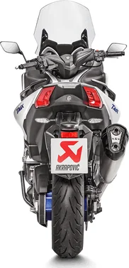 Racing Line Full Exhaust System Scooter Silver, Black, 4, nordicamoto.ro