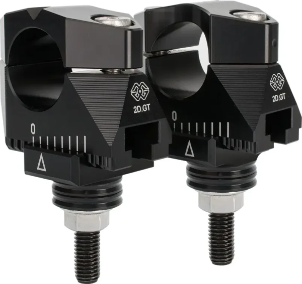 Honda 2dgt Adj Handlebar Risers Black, 1, nordicamoto.ro