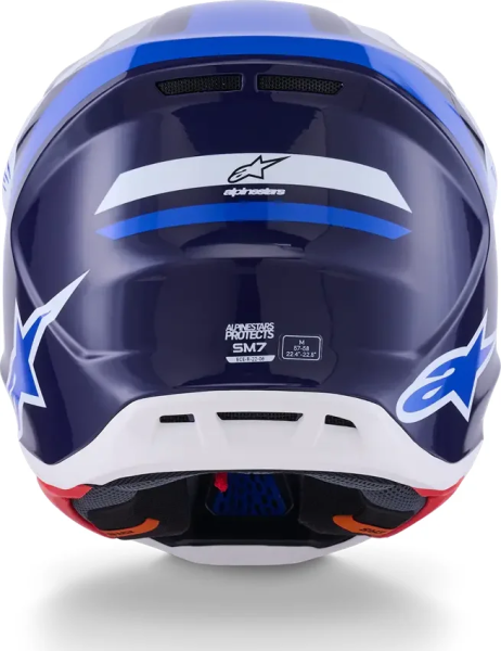 Cască Alpinestars SM7 Rise Blue-2