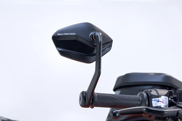 Bar End Mirrors Anodized Black -4