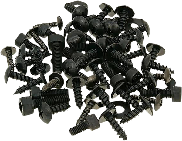 Fairing Screw Set Black, 1, nordicamoto.ro