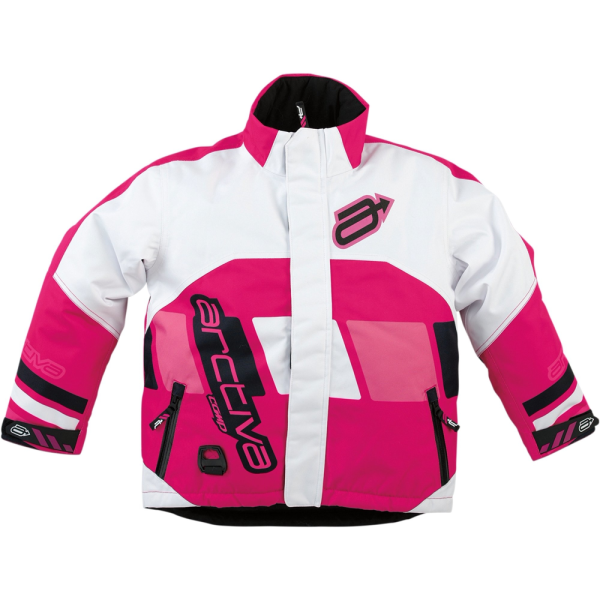 Geaca Snowmobil Copii Arctiva S7 Pink/White