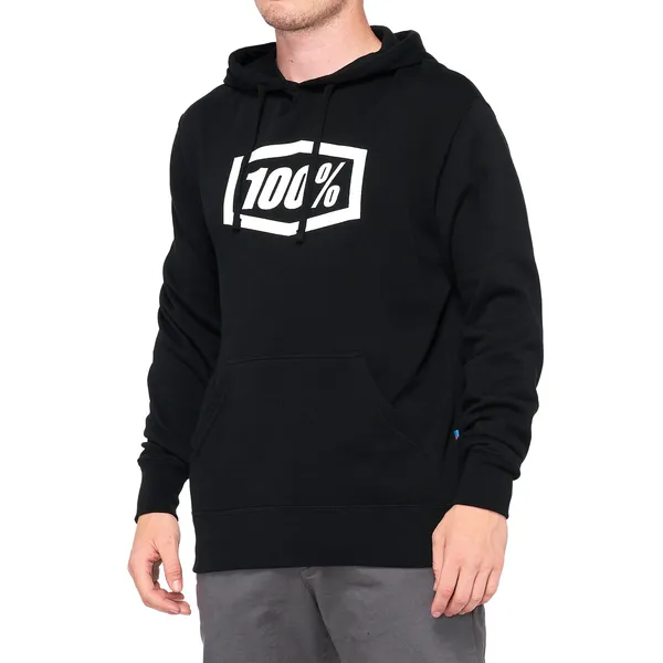 Hanorac 100% Icon Essential Black/White-2