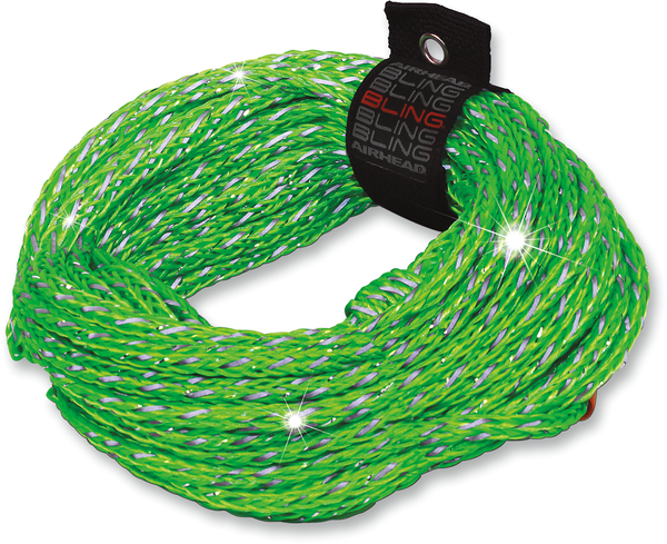 Airhead® Bling Reflective Tube Tow Rope Black, Green, White, 1, nordicamoto.ro