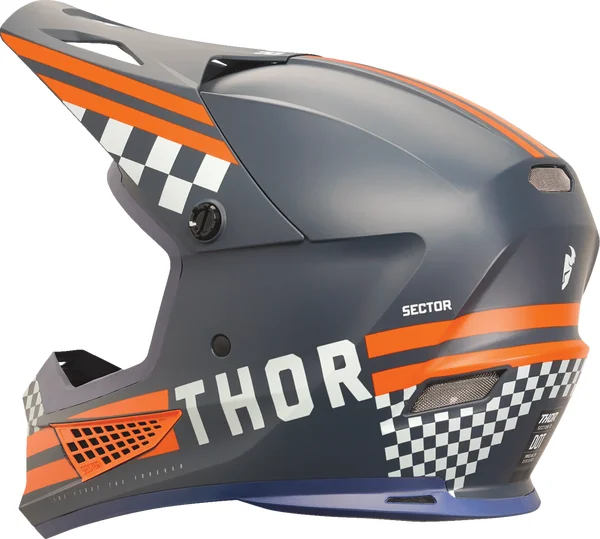 Casca Thor Sector 2 Combat Orange/Blue/Gray-1