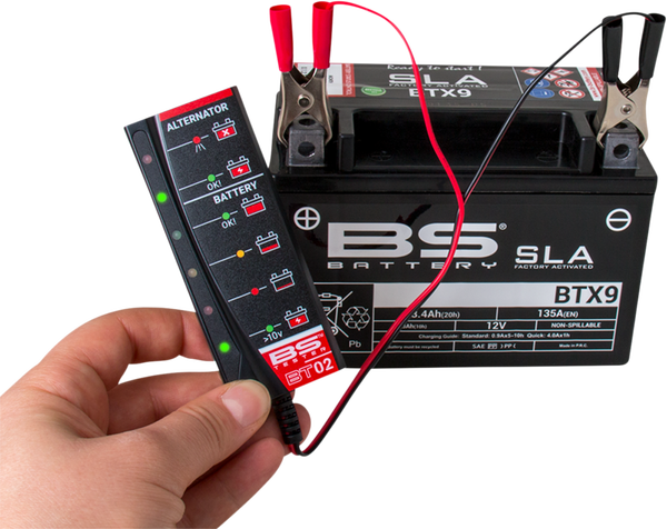 Bt02 Battery & Alternator Tester Black -0