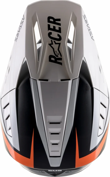 Supertech M5 Rayon Mx Helmet White, Orange, Black  2XL, 3, nordicamoto.ro