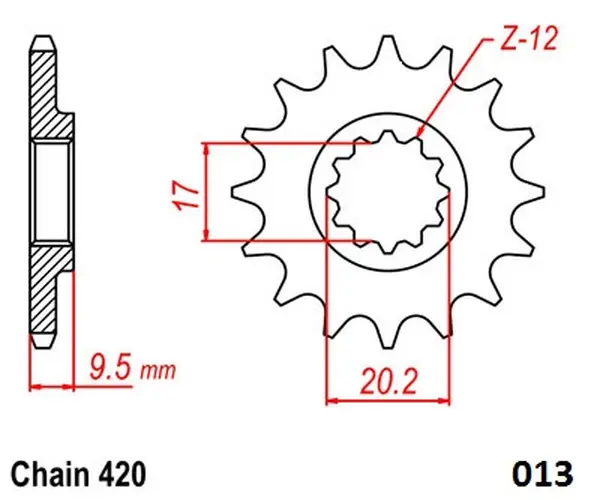 Steel Ultralight Front Sprocket -1
