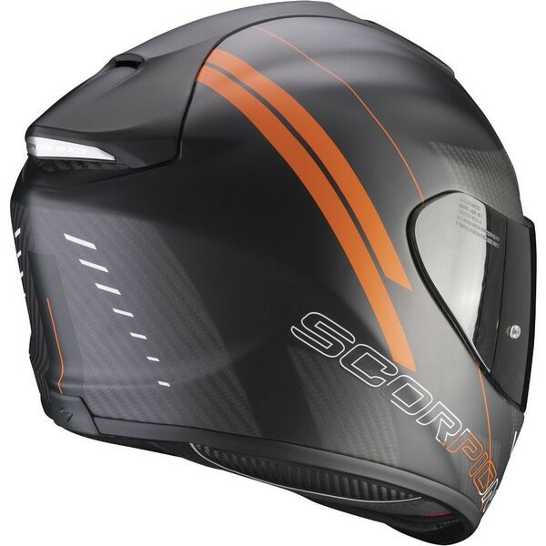 Casca Integrala Scorpion EXO 1400 Air Carbon Drik Matte Black/Orange-0