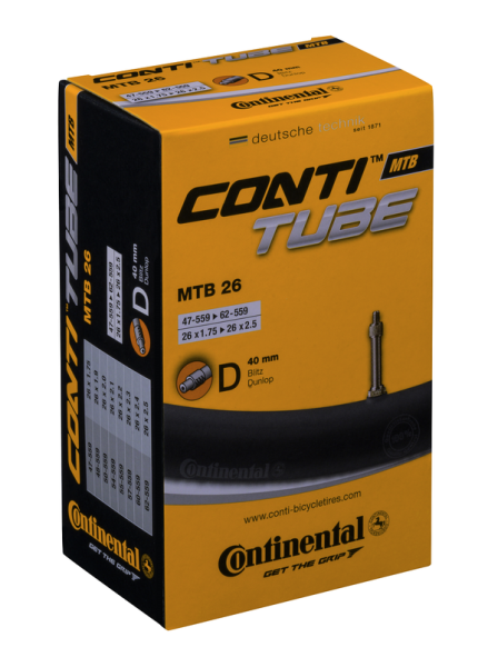 Contitube Mtb Bicycle Tube Black 