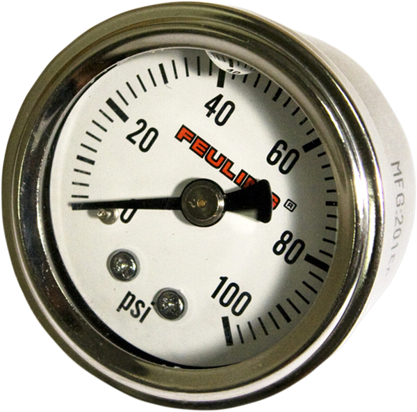 Oil Pressure Gauge White, 1, nordicamoto.ro