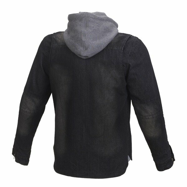 Geaca denim de vara MACNA WESTCOAST S Gri inchis/Negru, 7, nordicamoto.ro