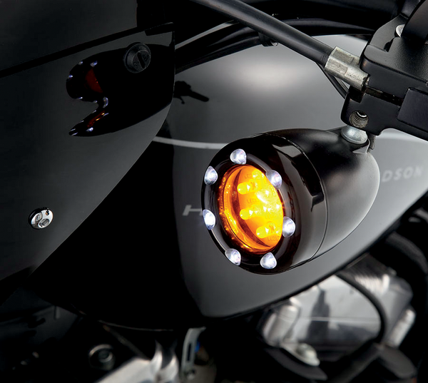 Led (r)fire Ring(r) Kit For Factory (r)deuce Style(r) Turn Signal Housing White, 1, nordicamoto.ro